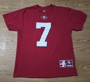 NFL San Francisco 49ers Colin Kaepernick Majestic Name & Number T Shirt Size L - Picture 1 of 6