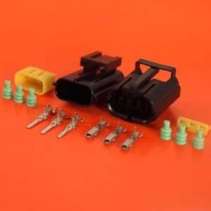 3-Wege Stecker & Buchse Econoseal elektrischer Multi-Stecker - Original AMP-Produkt  - Bild 1 von 10