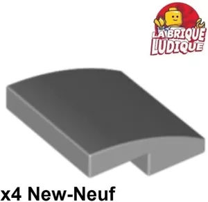 Lego 4x Slope Curved Gray/Light Bluish Gray 2x2 15068 New - Picture 1 of 1