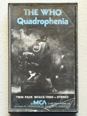 THE WHO QUADROPHENIA ORIGINAL AUDIO CASSETTE TAPE USED 1973 CLASSIC ROCK & ROLL - Image 1 of 4