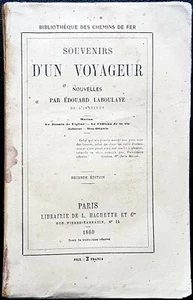 Édouard Laboulaye, Souvenirs d'un voyageur. Nouvelles, Ed. L. Hachette, 1860 - Picture 1 of 1