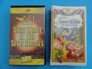 SNOW WHITE AND THE SEVEN DWARFS VHS CLAMSHELL #49 BLOCKBUSTER VID AFI COLLECTION - Picture 1 of 15