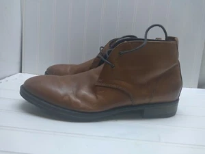 Gordon Rush Brown Leather Lace Up Oxford Ankle Chukka Desert Boot Men Shoe 10.5M - Picture 1 of 7