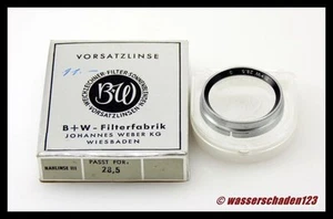 B+W Nahlinse 3 Vorstazlinse NAHLINSE III 28,5mm Steckfassung PUSH ON (O93 - Picture 1 of 1