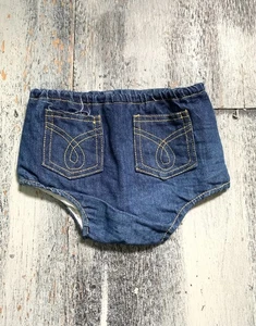 Vintage Mayfair Unisex Baby Denim Rubber Bloomers Pants - Picture 1 of 5
