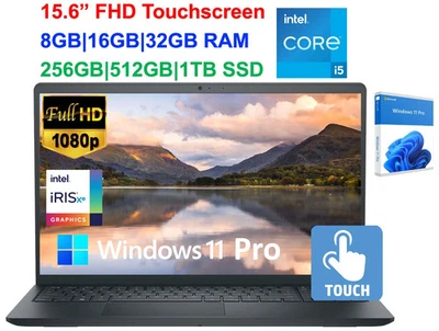Dell Inspiron 15 3530 Laptop FHD Touch Intel i5 32GB RAM& 2TB SSD Win 11 Pro - Image 1 of 4
