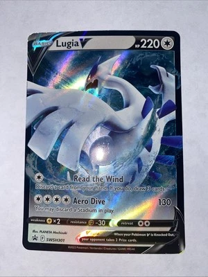 Pokemon Card TCG - Lugia V SWSH301 Black Star Promo Sword & Shield - Image 1 of 2