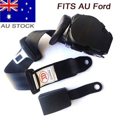 For Ford Car Left/Right Universal 3Point Seatbelt Seat Sash Belt Kit Hard Buckle - image 1 of 4