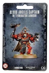 Warhammer 40k Blood Angels Captain in Terminator Armour Captain Karlaen - Picture 1 of 2