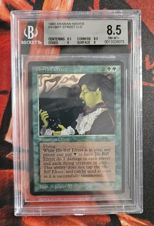 Arabian Nights - Ifh-Biff Efreet - MTG - BGS 8.5 NM-MT+ B+ Last Auction 2025 - Image 1 of 2