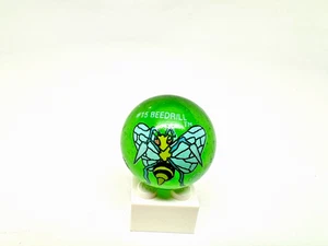 Pokémon Vintage Marble #15 BEEDRILL Bright Green 1st Edition Star - Picture 1 of 4