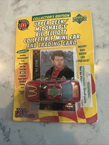 1995 NASCAR Upper Deck McDonald's #94 Bill Elliott 1/64 Ford Thunderbird+ Card  - Picture 1 of 2