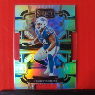 2023 Select - O’Cyrus Torrence (RC) Die Cut Silver Prizm Concourse #12 Bills - Image 1 of 2