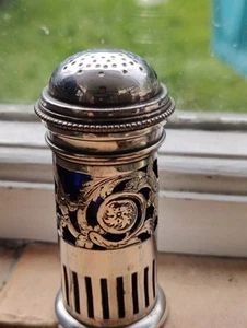 Pepper / Pounce Pot Old Sheffield Plate Georgian Pre Victorian. 3.25" 8.5cm Tall - Picture 1 of 13