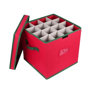 Cabilock Christmas Ornament Storage Box with Lid Storage Container Keeps 64 - Picture 1 of 9