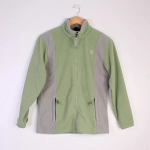Chaqueta polar verde para niñas The North Face talla L (12-14 años) cremallera completa exterior  - Imagen 1 de 9