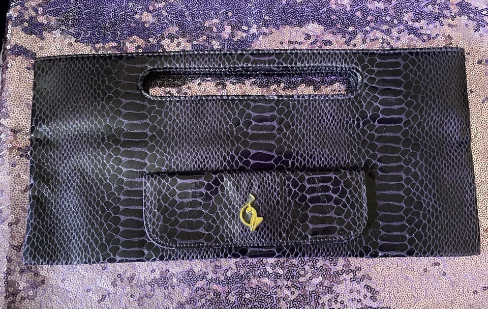 Vintage Purple Baby Phat Clutch Purse Foto 1 de 4