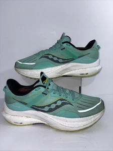 Saucony Tempus Damengröße 10 blau grün weiß sportliche Laufschuhe Turnschuhe! - Bild 1 von 11