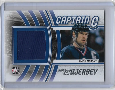 2011-12 ITG CAPTAIN-C GAME-USED JERSEY SILVER /90 MARK MESSIER #M-35 CANUCKS - Image 1 of 2