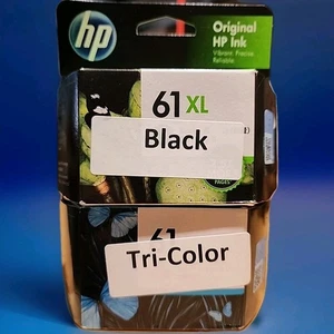 HP 61 wkład atramentowy combo ginuine czarny i trójkolorowy - Zdjęcie 1 z 6