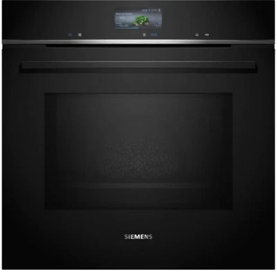 Siemens HM776GKB1 schwarz iQ700 Einbau-Backofen mit Mikrowellenfunktion 60x60 cm - Bild 1 von 4