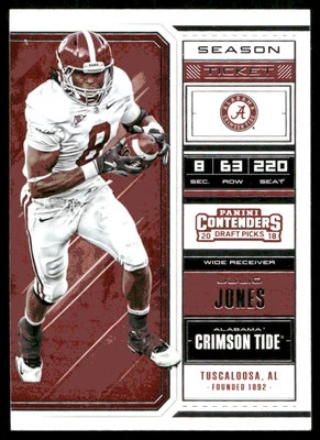 2018 Panini Contenders Draft Picks Julio Jones Alabama Crimson Tide #57 - Image 1 of 2