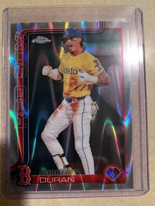 Jarren Duran 2025 Topps Chrome Ray Wave Refractor #79 Boston Red Sox - Bild 1 von 1