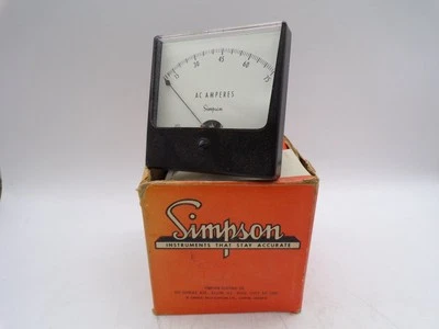 SIMPSON 03215 PANEL METER - Image 1 of 2