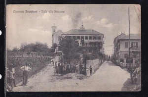 Cartolina Casorate Sempione Viale alla Stazione ANIMATA CA673 - Picture 1 of 1