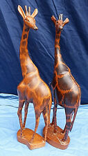 9344. Schönes Giraffen Paar    Giraffe    Holz    48 cm