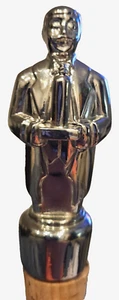 LENOX Butler's Pantry Wine Stopper VTG Silver Tone Cork 5" L - Picture 1 of 5
