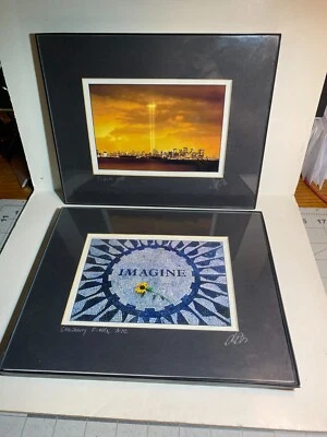 Lote de 2 Fotografías Originales George J. Kunze Firmadas Homenaje a Nueva York Foto 1 de 4