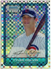 2006 Bowman Chrome Draft Picks XFractor Tyler Colvin #214/299   *CHICAGO CUBS*