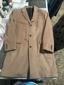 J CREW Ludlow Overcoat Brown Wool Cashmere Mens 44 - Picture 1 of 9