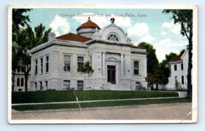 Postcard IA Iowa Falls Carnegie Ellsworth Library Vtg View A3 - Picture 1 of 2