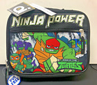 Ninja Power Turtles zippered soft side fabric insulated lunch box NEW