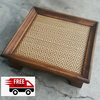 Square Serving Bamboo Wooden Tray For Dinner Trays Tea Bar Breakfast Food - Image 1 of 4