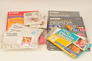 Joblot of Photo Printer Paper - Ilford Galerie, Kodak, HP - Afbeelding 1 van 11