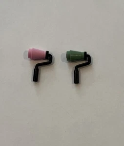 NEW 2 LEGO Minifigure Paint Roller Handle 12885 Black - Picture 1 of 2
