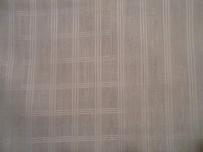 TELA BLANCA PARA VENTANAS ENCAJE 48 PULGADAS DE ANCHO 2 YARDAS 20 PULGADAS DE LARGO Foto 1 de 2