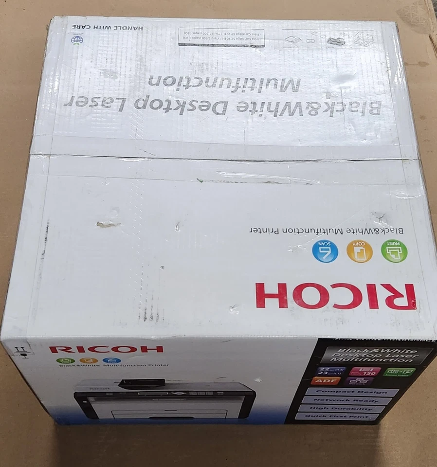 Ricoh Aficio SP 204SN All-In-One Laser Printer - Image 1 of 2