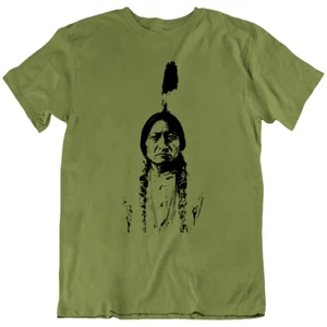 T-Shirt Shirt Sitting Bull Indianer Häuptling Hunkpapa Lako Indianer Geschenk neu - Bild 1 von 17