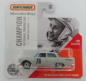 Matchbox `62 MERCEDES-BENZ 220 SE SEDAN 2020 MBX EWY ROSQVIST 100/100 OVP - Bild 1 von 2