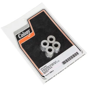#3384-4 Gas Tank Spacers 1952-81 Harley-Davidson K/XL- 4 pack CAD Plated Colony - Picture 1 of 1