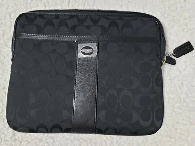 Coach Black Signature Universal Tablet Case   - Image 1 of 4