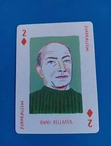 Hans Bellmer Playing Card Two Of Diamonds Artist - Picture 1 of 2