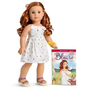 American Girl 18" Girl of the Year 2019 Doll Blaire Wilson Full Size with Book A - Picture 1 of 10