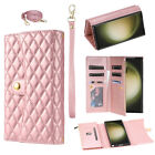 For iPhone Samsung Leather Wallet Case Stand Crossbody Phone Cover Card Bag Girl