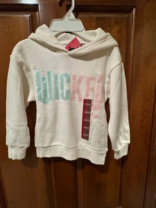 Wicked x Target Paul Tazewell Girls XS 4/5 Cream Hoodie Sweatshirt New NWT - Picture 1 of 6