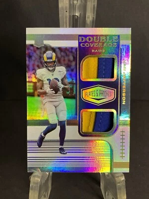 2020 Panini Plates & Patches /99 VAN JEFFERSON RC Double Coverage #DC-VJ - Image 1 of 2